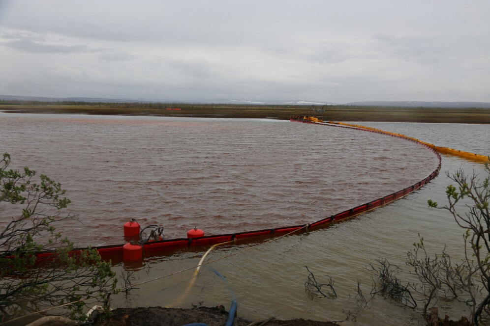 oil spill in east siberia